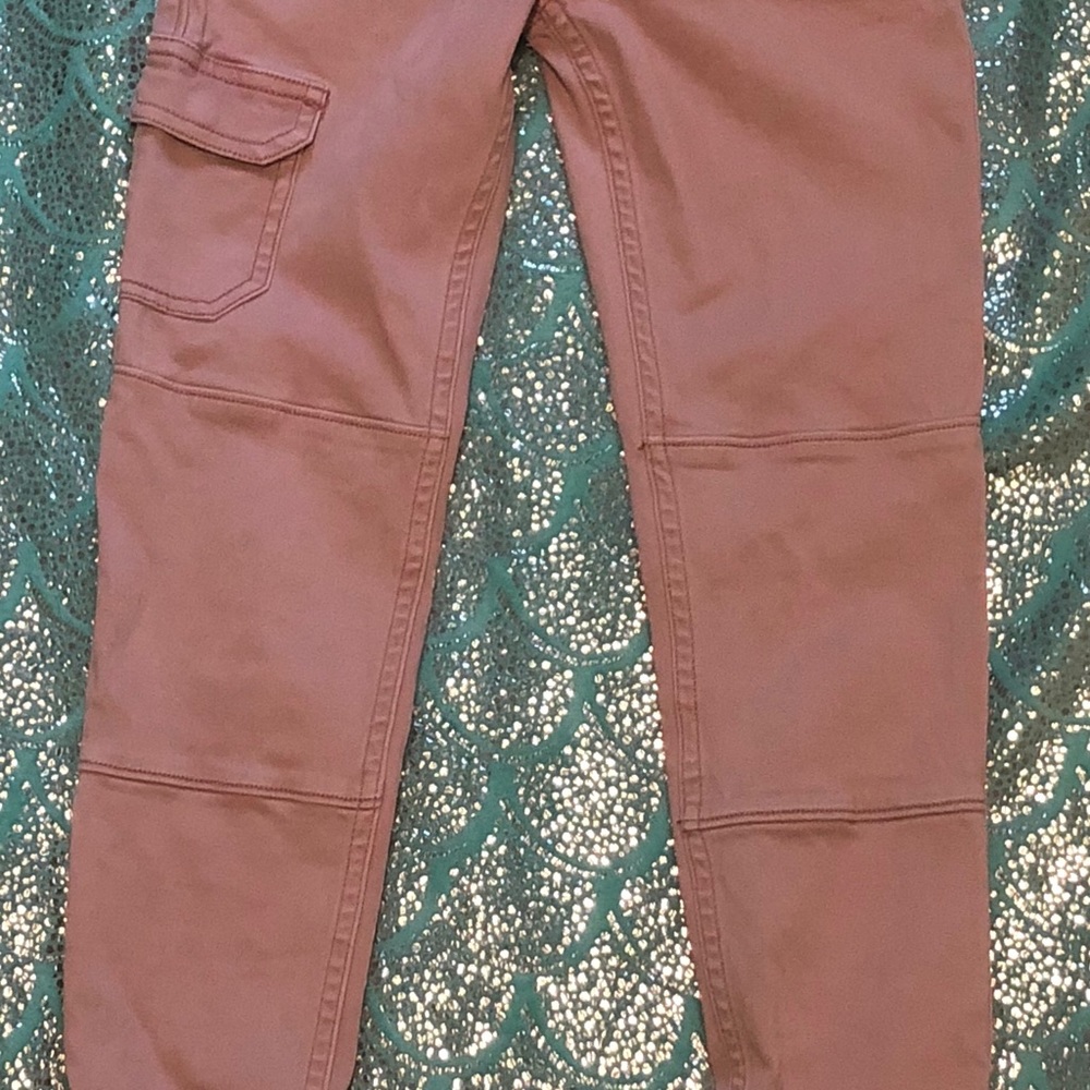 Girls 10/12 Abercrombie pink jeans BUNDLE 2 pairs - Picture 2 of 5